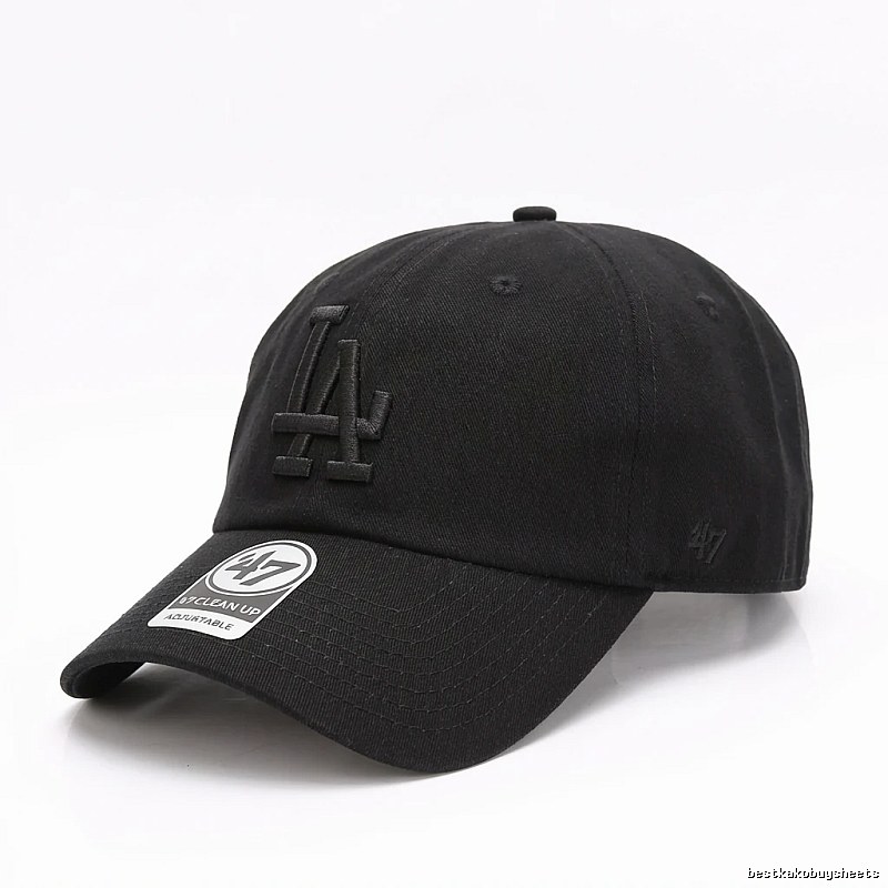 MLB trendy brand black baseball cap