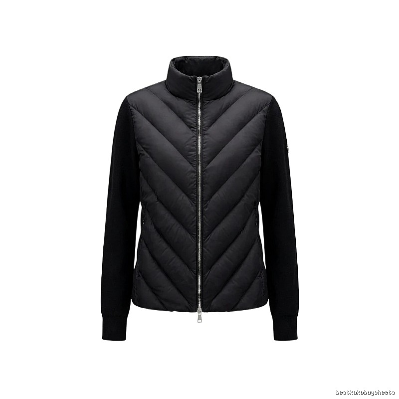 Moncler black casual style down jacket