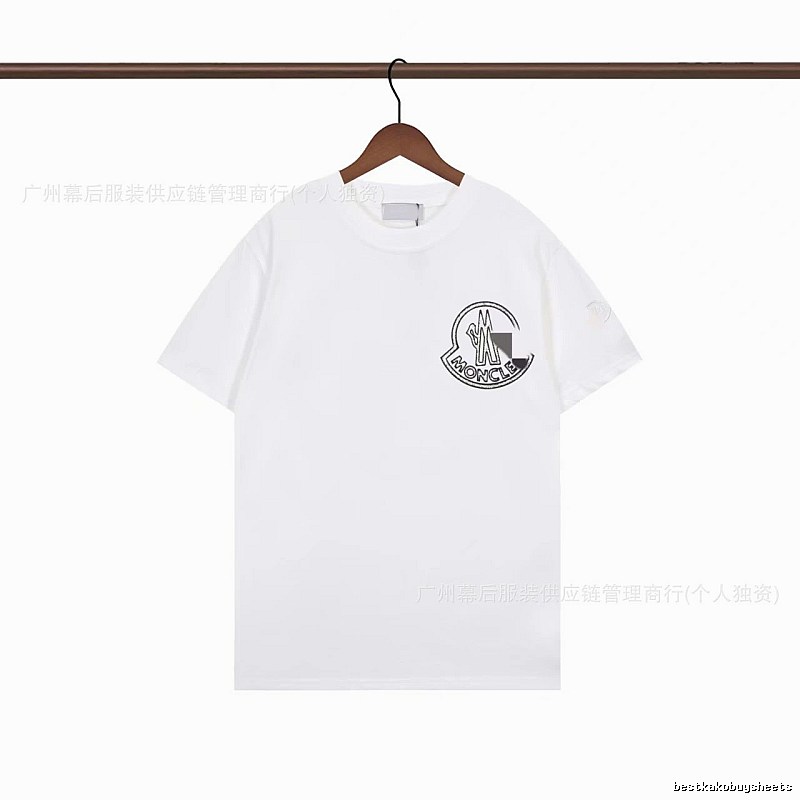Moncler Logo Casual Style White Short-sleeve T-shirt