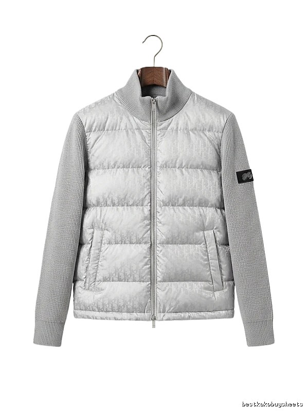 Moncler Silver Grey Trendy and Cool Down Jacket