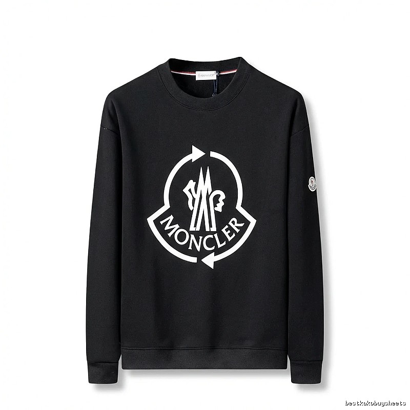 Moncler's classic trendy black sweatshirt