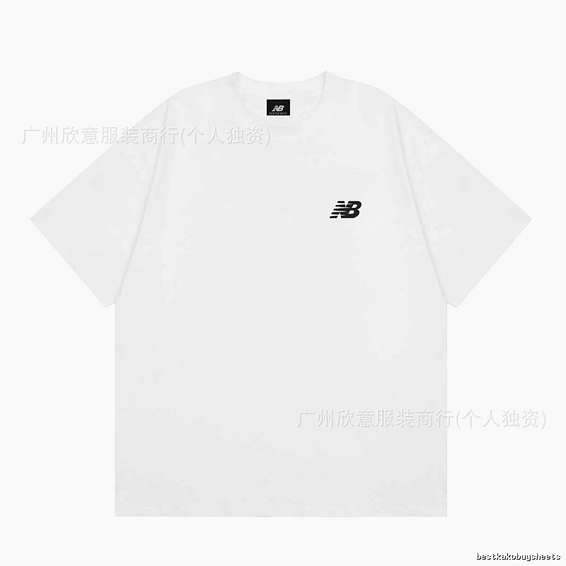 New Balance Classic Casual Style White Short-sleeve T-shirt
