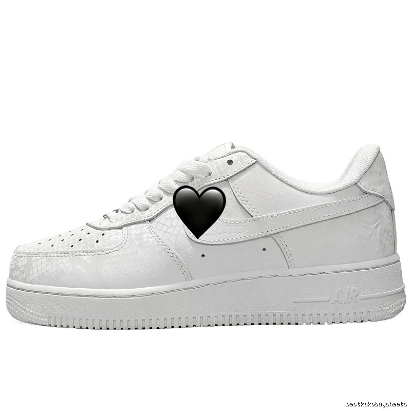Nike Air Force 1 simple white sneakers