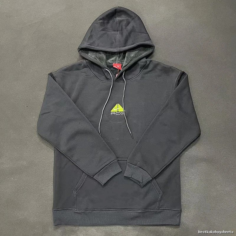 Nike Charcoal Black Zip Hoodie Poolside Style Swoosh