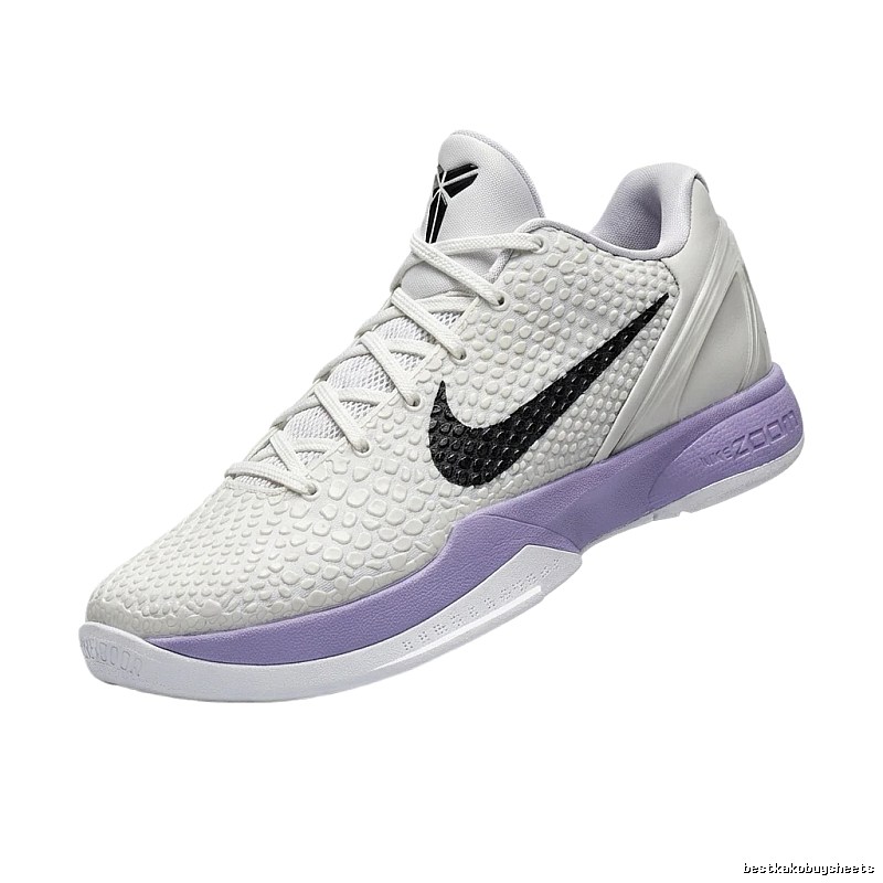 Nike retro-style white and purple sports shoes
