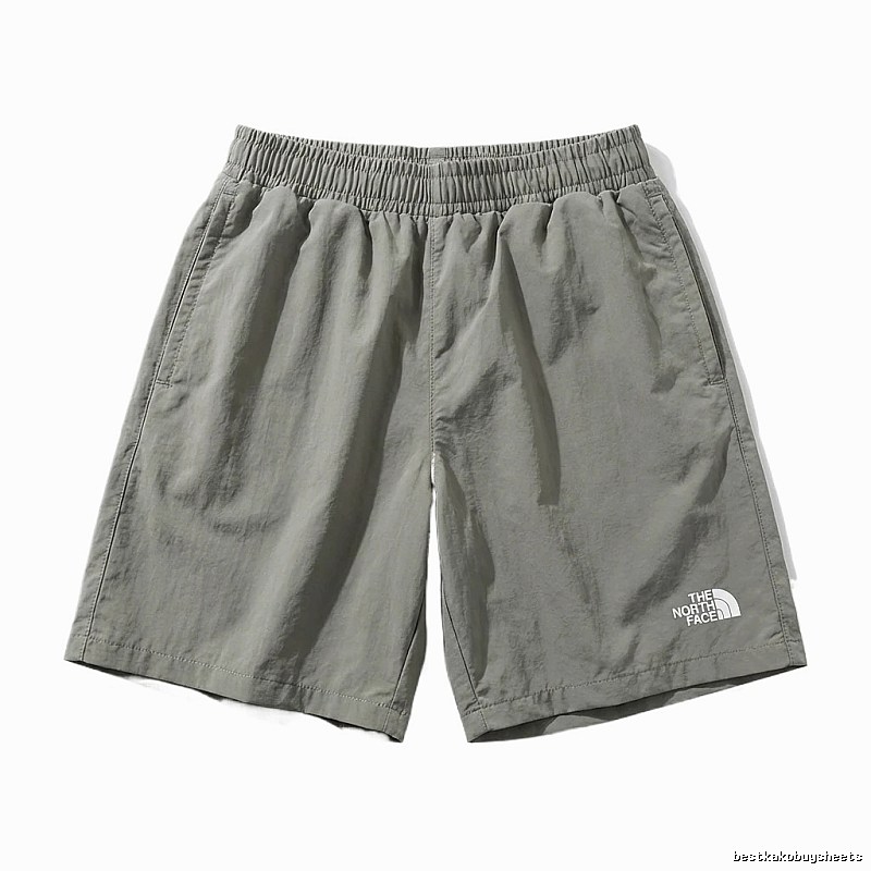 North Face casual style gray-green shorts