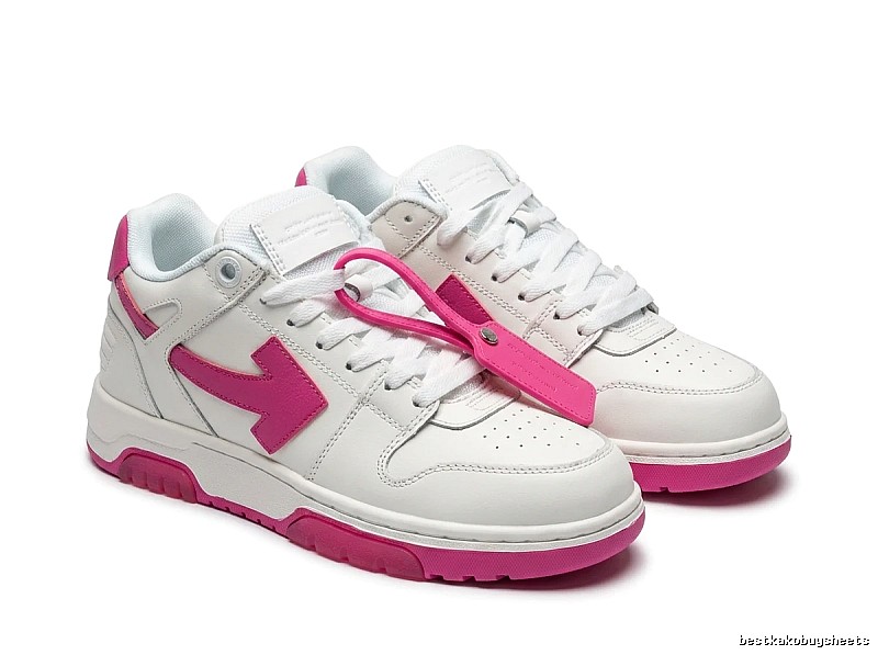 Off-White casual style white and pink shoes