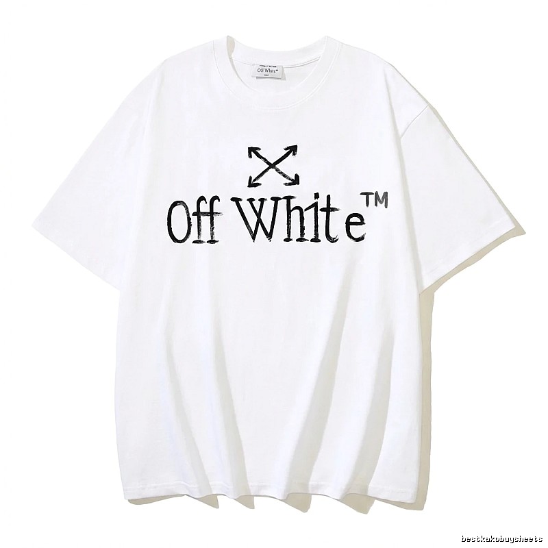 Off-White simple style white T-shirt