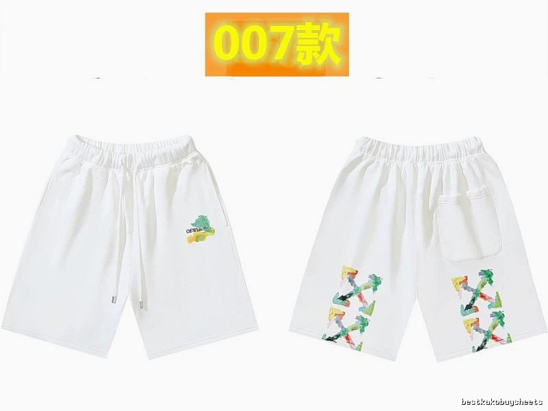 Off-White Style 007 Trendy White Shorts
