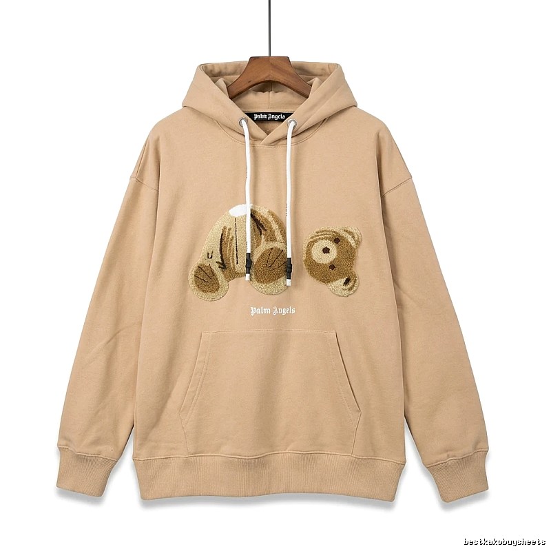 Palm Angels Bear Series Khaki Sweatshirt