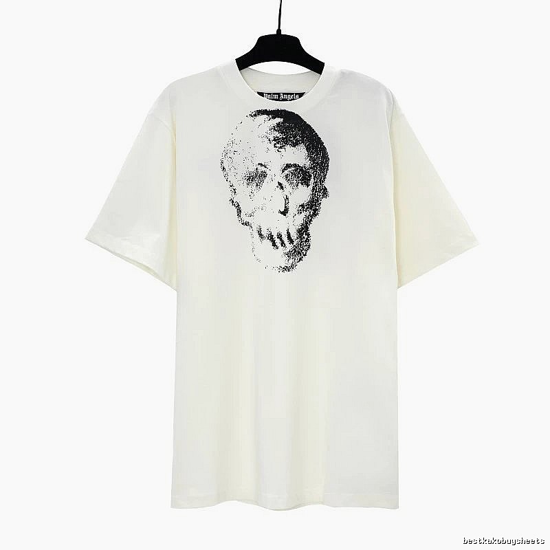 Palm Angels Relaxed Logo T-shirt White Palm Tree with Designer-Inspired Detail