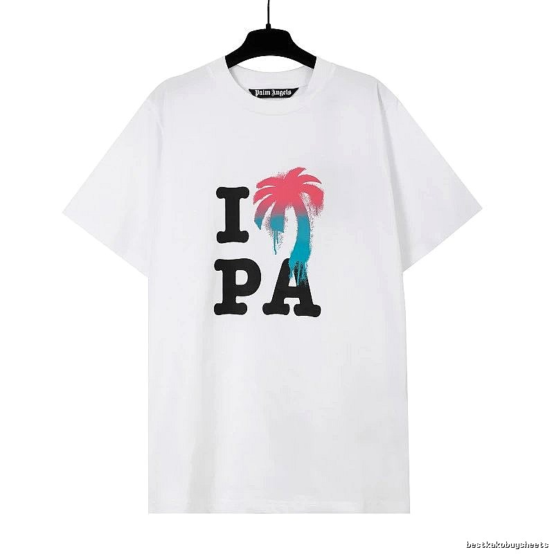 Palm Angels Weekend Logo T-shirt White Palm Tree for Weekend Wear