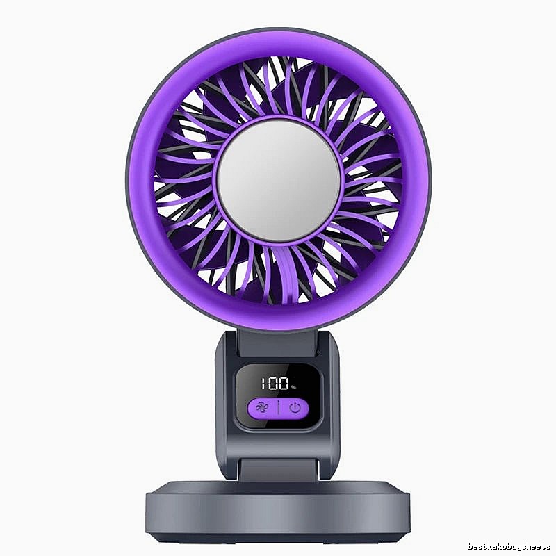 Quick Cooling Desktop Cooling Fan Gray Cold-compress Version