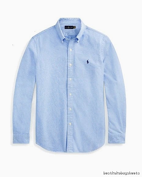 Ralph Lauren Blue Button-Down Shirt Travel Styling