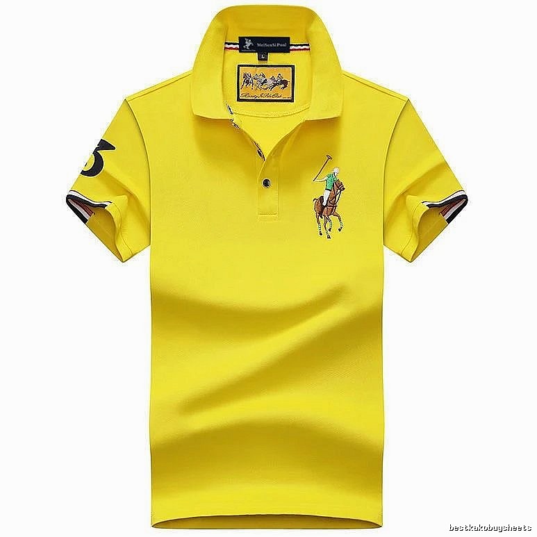 Ralph Lauren Classic Yellow polo shirt Bright Yellow Polo for Daily Styling