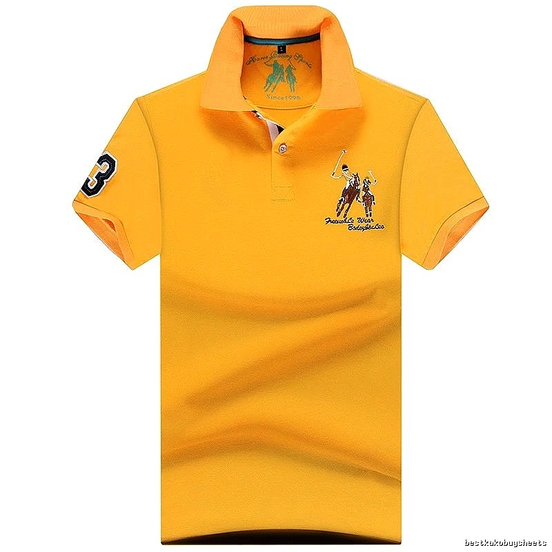 Ralph Lauren Classic Yellow polo shirt Bright Yellow Polo with Travel-Friendly Style