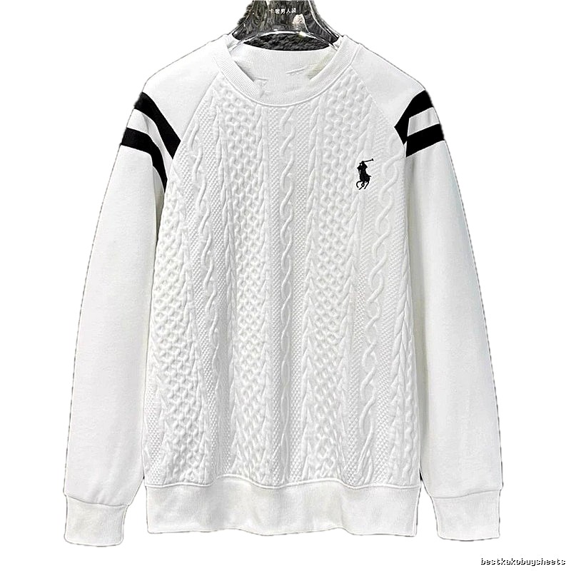 Ralph Lauren knitted retro white sweatshirt