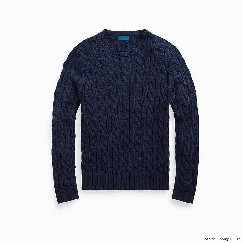 Ralph Lauren Lightweight Cable-knit sweater Navy Cable Knit for Trend Styling