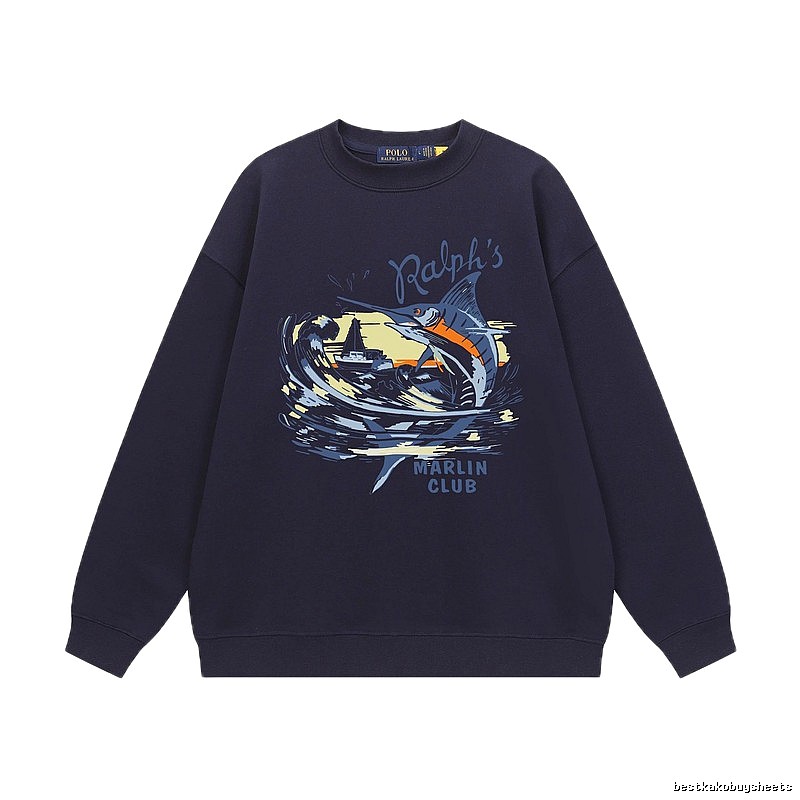 Ralph Lauren Marin Club Navy Blue Sweatshirt