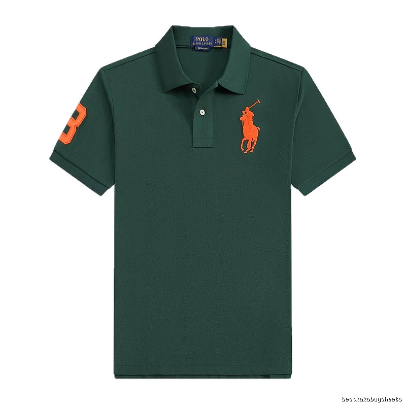 Ralph Lauren Polo American retro style dark green shirt
