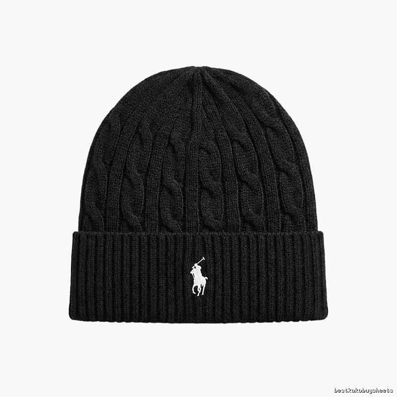 Ralph Lauren Polo Black Knitted Hat
