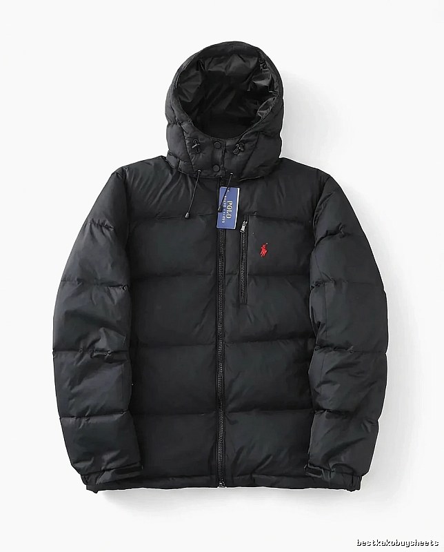 Ralph Lauren Polo Black Trendy Brand Down Jacket