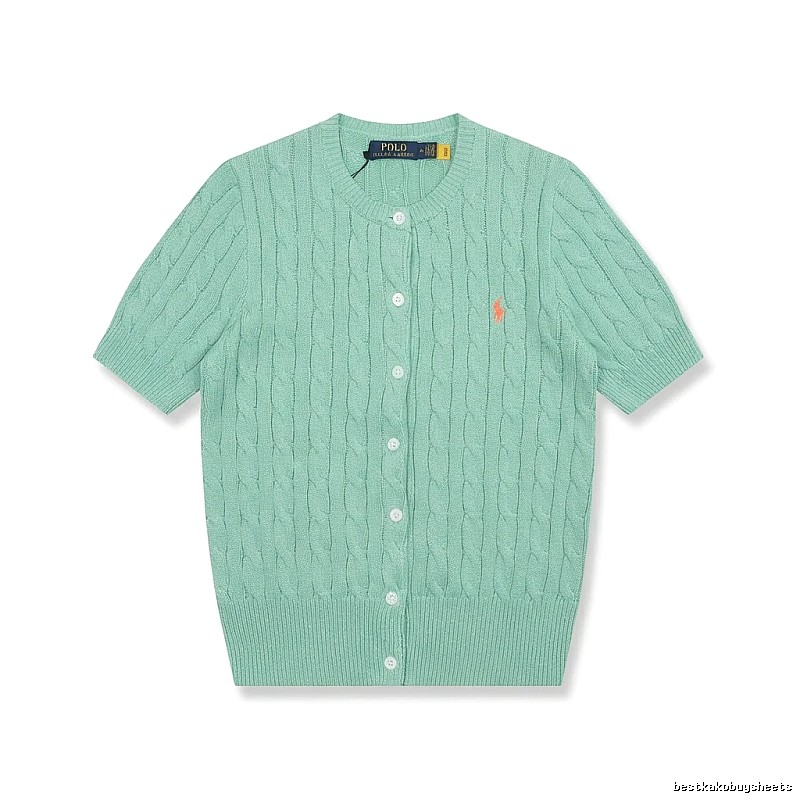 Ralph Lauren Polo light green knitted cardigan