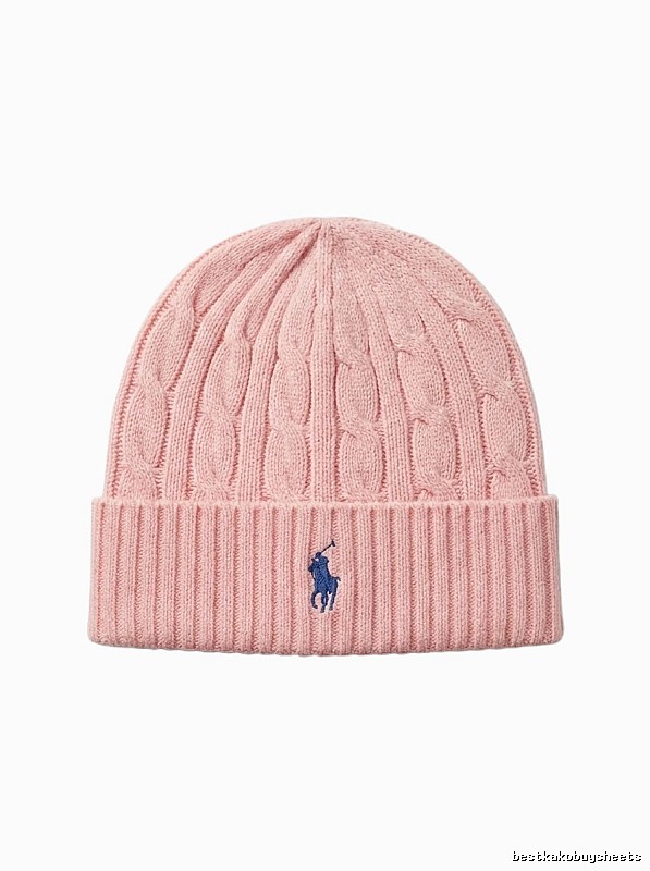 Ralph Lauren Polo Pink Knitted Hat