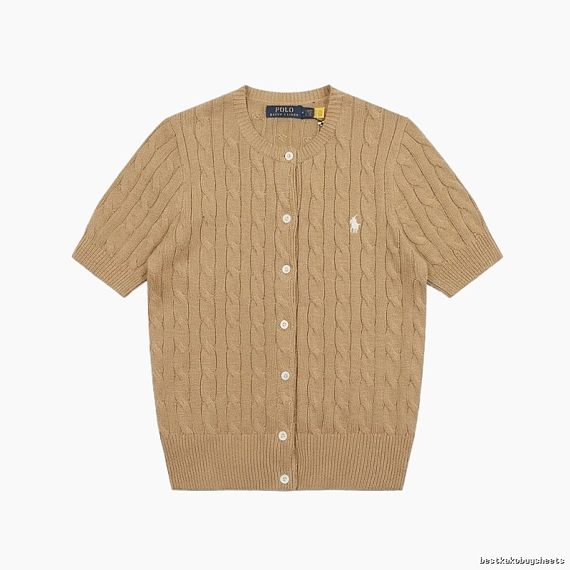 Ralph Lauren Polo Retro Brown Cardigan