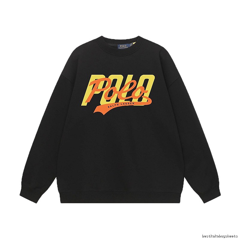 Ralph Lauren Polo trendy brand black sweatshirt