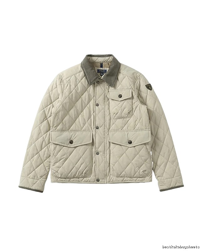 Ralph Lauren quilted retro-style cotton jacket