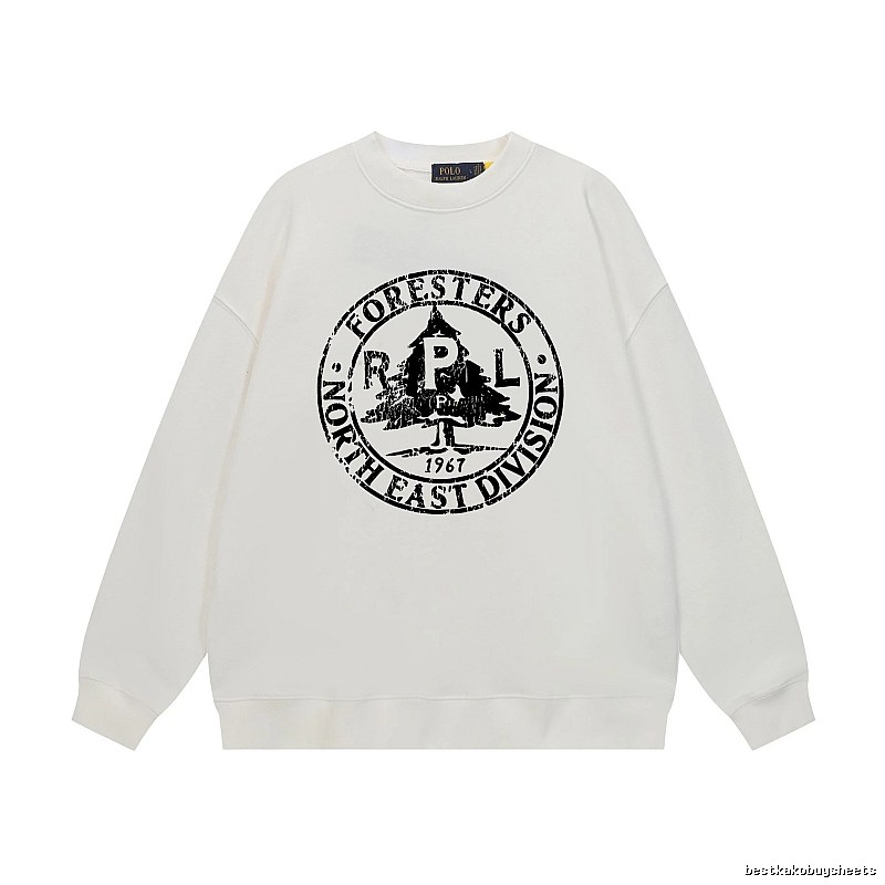 Ralph Lauren retro-style white sweatshirt