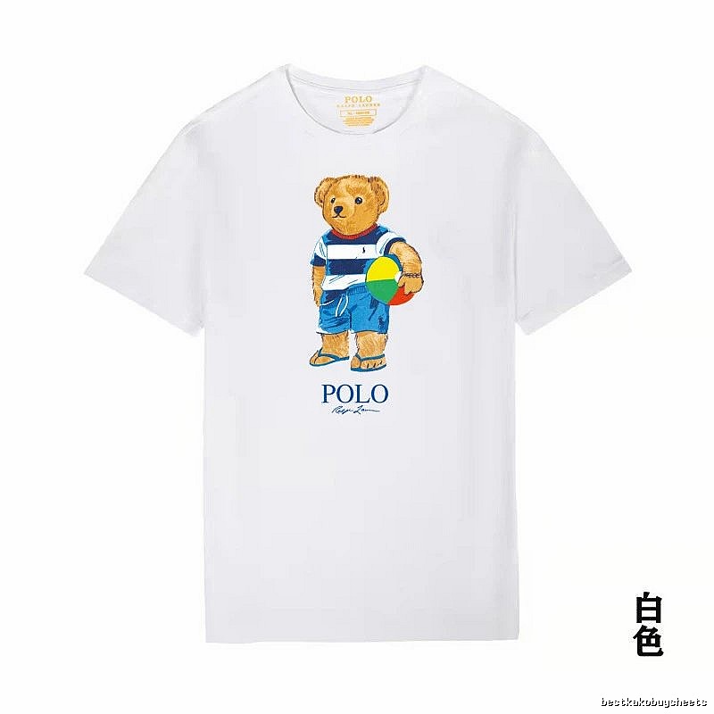 Ralph Lauren white T-shirt with teddy bear print