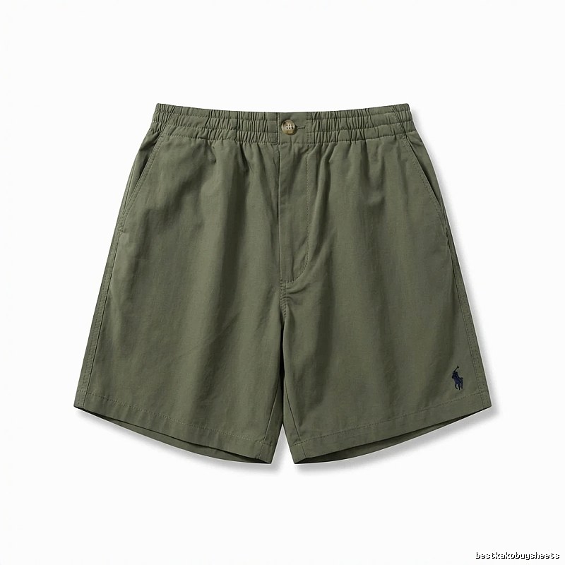 Ralph Lauren's casual-style military green shorts