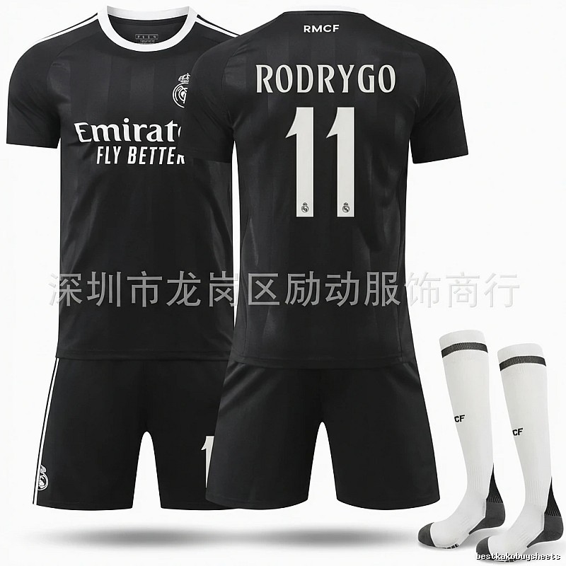 Real Madrid sporty black jersey