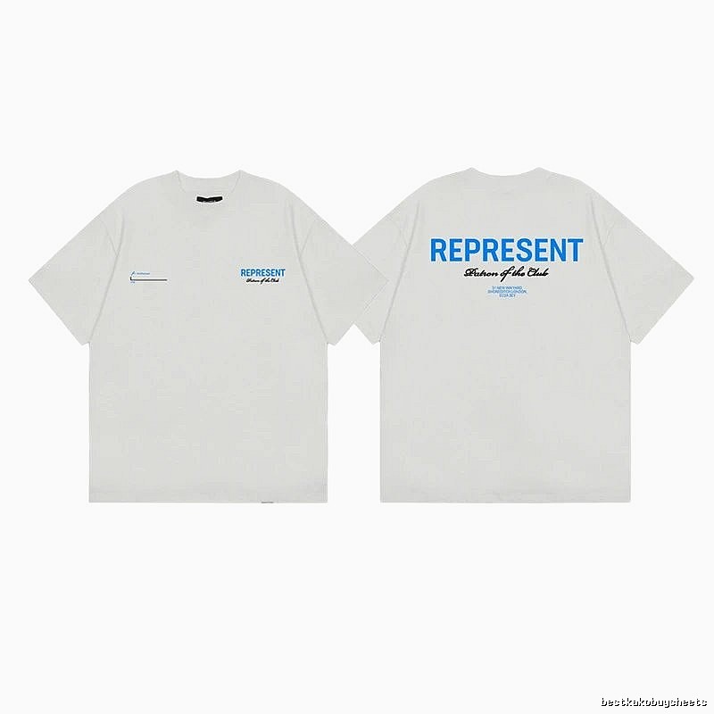Represent Club High Street Style White T-Shirt