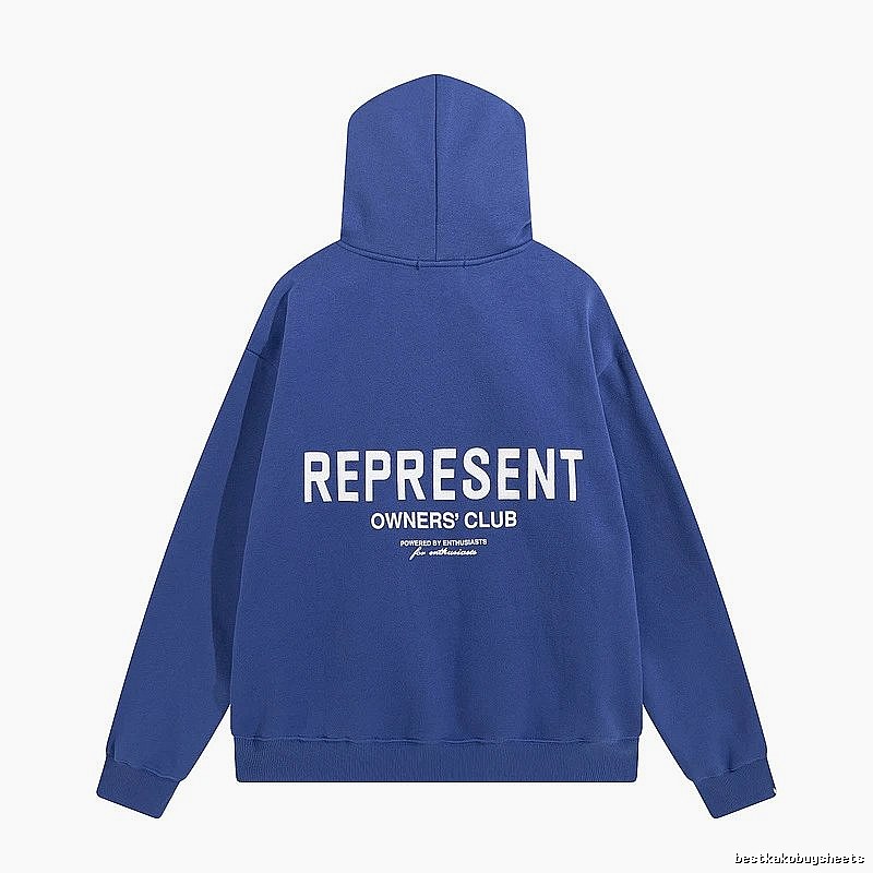 Represent Travel Owners Club hoodie Navy Large Represent with Modern Look