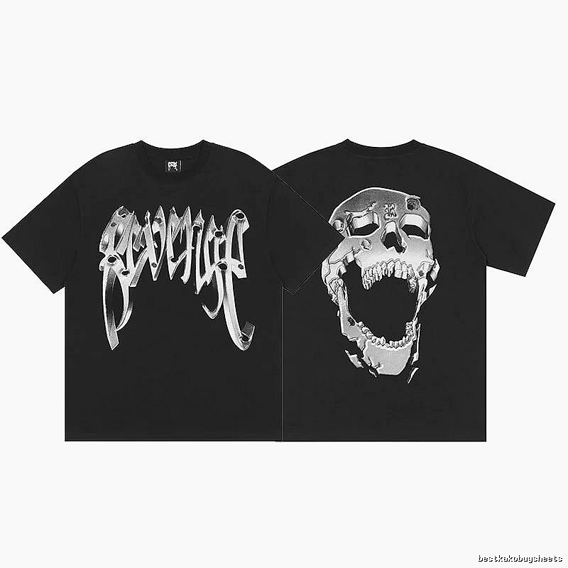 Revenge Black Skull Graphic T-Shirt Travel Pack