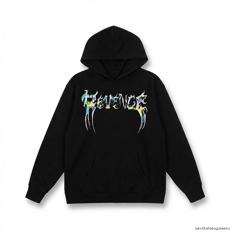 Revenge Colorful Style Black Hoodie