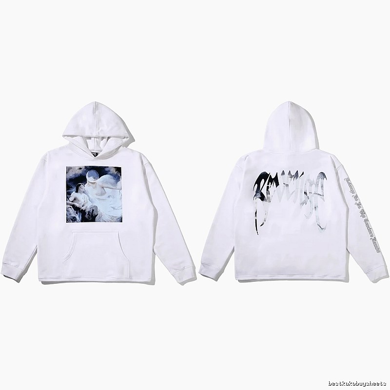 Revenge dark style white hoodie