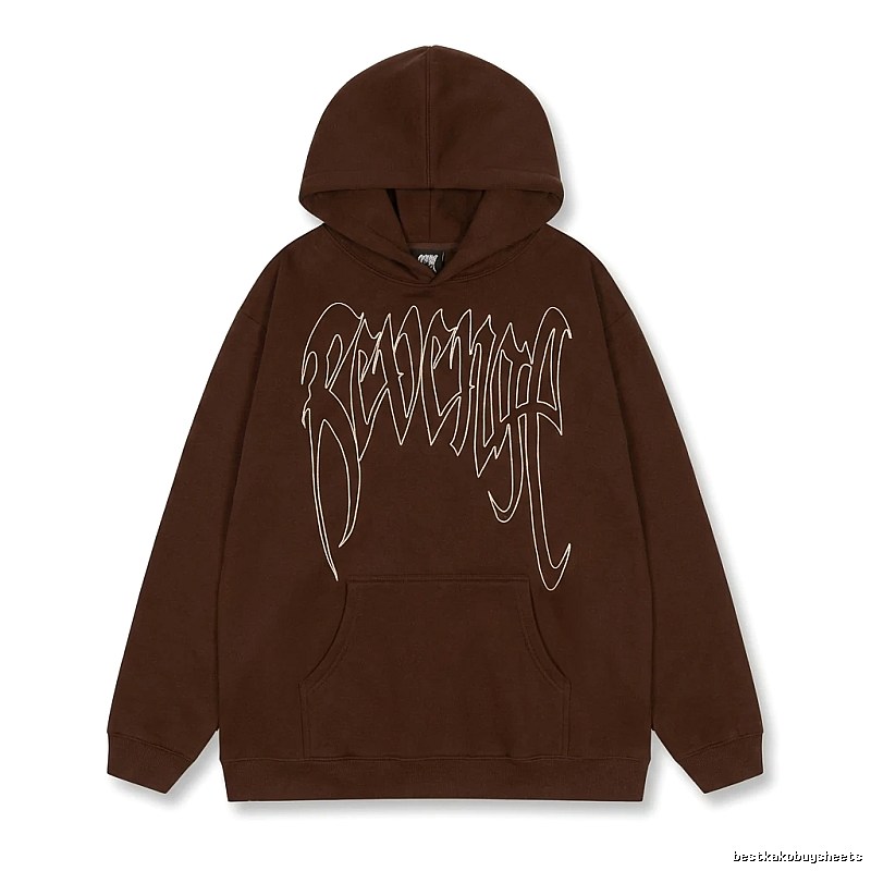 Revenge Gothic Style Dark Coffee Hoodie