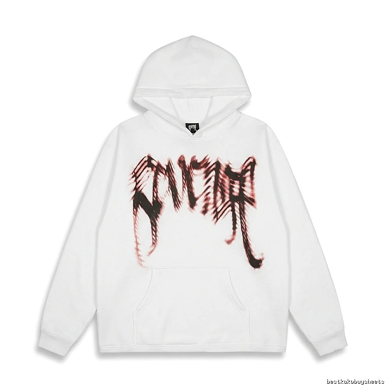 Revenge Gothic Style White Hoodie