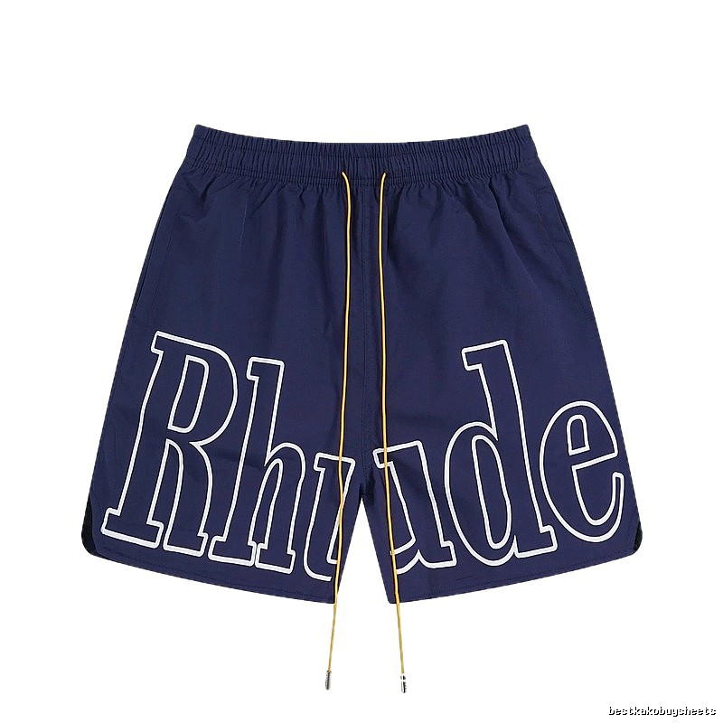 RHUDE Alphabet Wind Dark Blue Shorts