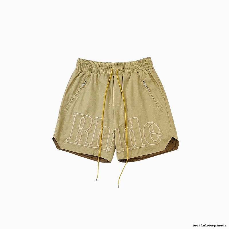 RHUDE casual khaki shorts