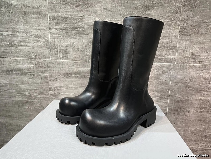 Smooth Black Tall Boot Tall Boot for Daily Rotation