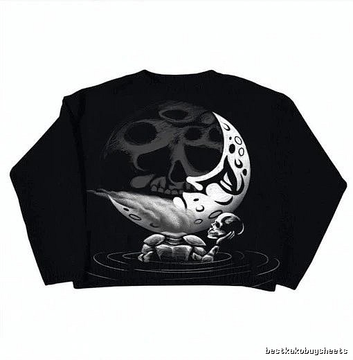 Sport Anime graphic sweater Black Knit Top for Warm Weather