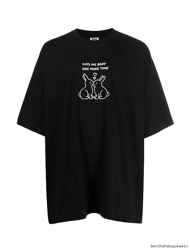 Sport Statement graphic T-shirt Black Colorful Lucky for Warm Weather
