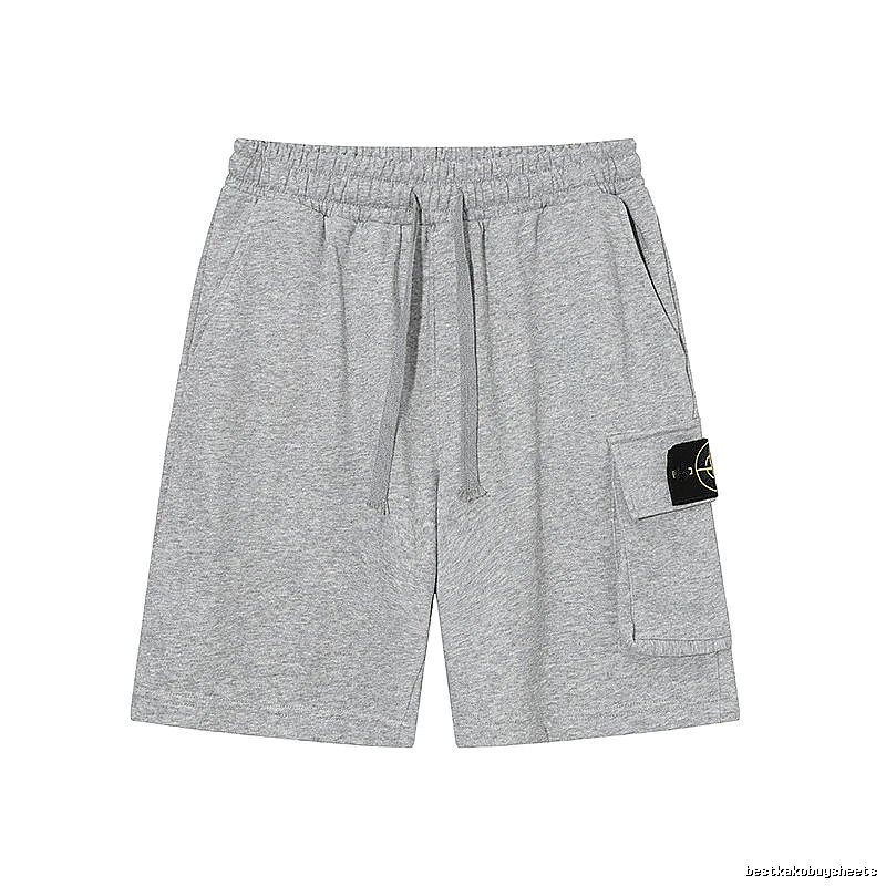 Stone Island Casual Workwear Style Gray Sweat Shorts