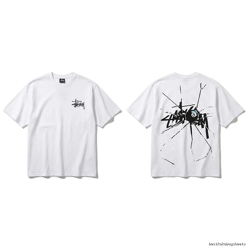 Stussy 8 Ball Style White T-shirt