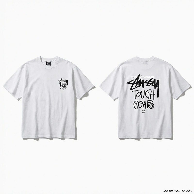 Stussy Graffiti Style White T-shirt